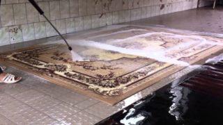 Как стирают ковры керхером